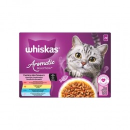 WhiskasKattenvoerNatAromaticAdult1SelectieMultipack12x85gr