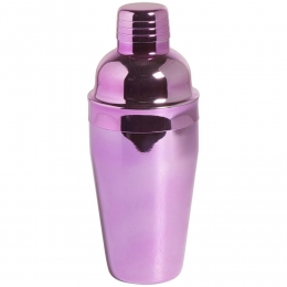 CocktailShakerPinkMetallic