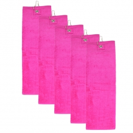 TheOneGolfhanddoek40x50cm450gramMagenta5stuks