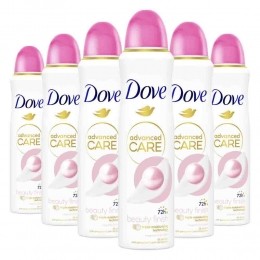 6xDoveDeodorantSprayAdvancedCareBeautyFinish150ml