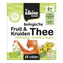 deKleineKeukenBioThee6mHoningbosKamilleAppel195gr