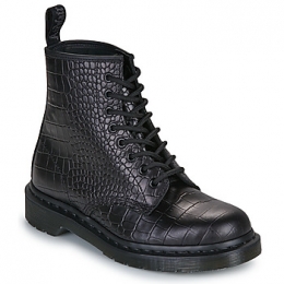 LaarzenDrMartens1460Croco8EyeBootBlackNewVibranceCroco