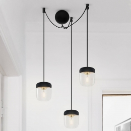 UMAGEAcornhanglamp3zwartmessing