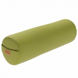 YogaBolster-Donkergroen-65x20cm-Yogakussen-Rond-GorillaSports