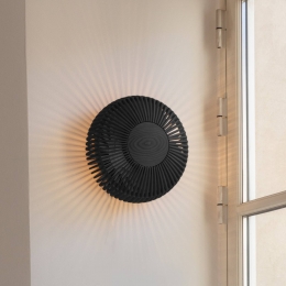 UMAGEClavaupwandlamp35cmhoutzwart