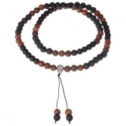 KralenkettingMannenMatteAgaatLavasteen