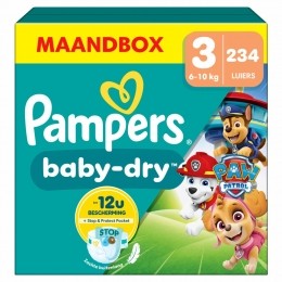 PampersBabyDryLuiersPawPatrolMaat36-10kg234stuks