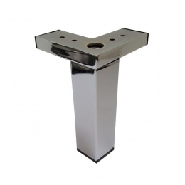 Stalenmeubelpootchroomhoek4bij4cmenhoogte15cm