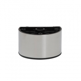 Meubelpootchroomrond8bij55cmenhoogte5cmvankunststof