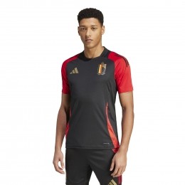 adidasBelgiTrainingsshirt2024-2026ZwartRoodGoud