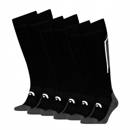 HEADSkisokkenKneehigh6-packBlackDarkGrey-3538