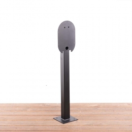 LaadpaalSquarevoorRatiolaadstation-Zwart-Beschadigd