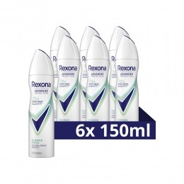 6xRexonaDeodorantSprayAdvancedProtectionShowerFresh150ml