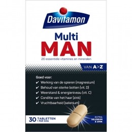 2xDavitamonMultiMan30tabletten