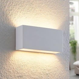 LindbywandlampMavorahoekig25cmwitgipsG9