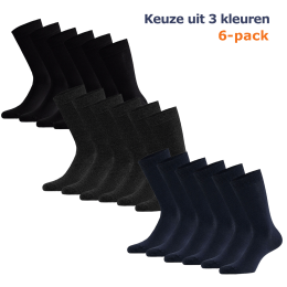 ApolloSokkenBasicBambooAntracietMelange6-pack-3538