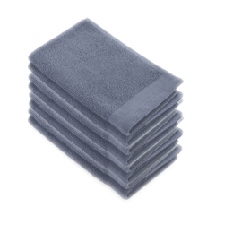 WalraSoftCottonGastendoekje30x50cm550gramIndigo-8stuks