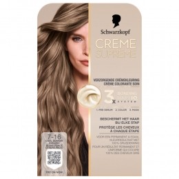 SchwarzkopfCremeSupremeHaarkleuring7-161set