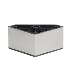 Meubelpootrvslookvierkant8bij8cmenhoogte5cmvankunststof