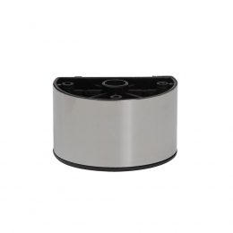 Meubelpootrvslookrond8bij55cmenhoogte5cmvankunststof