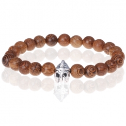 HoutenkralenarmbandSpartaanseHelm