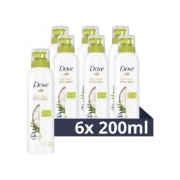 6xDoveShowerFoamCoconutOil200ml