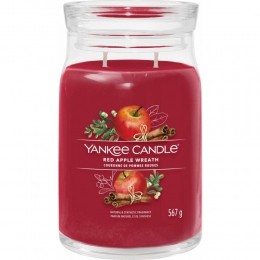 YankeeCandleGeurkaarsLargeJarRedAppleWreath567gr