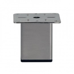 Stalenmeubelpootrvslookvierkant5bij5cmenhoogte7cm