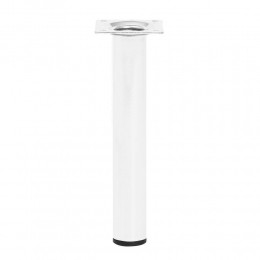 Stalenmeubelpootwitrond3cmenhoogte20cm