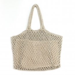 Zilverengevlochtenshopper