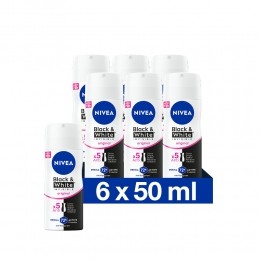 6xNIVEADeodorantSprayInvisibleForBlackWhite100ml