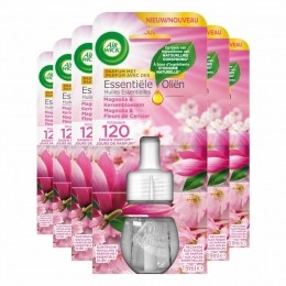 6xAirWickElektrischeLuchtverfrisserNavullingMagnoliaKersenbloesem19ml