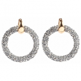 RondeoorbellenKristalZilverkleurig