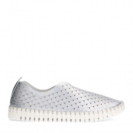 Zilverkleurigeloafers