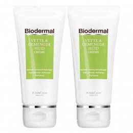 2xBiodermalGelcrmeVetteGemengdeHuid50ml