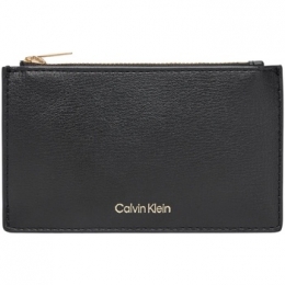 PortemonneeCalvinKleinJeansFOILLOGOTOPZIPCARDCASELV04F1090G