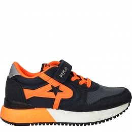 ReplayFiberJR7SneakersBlauw