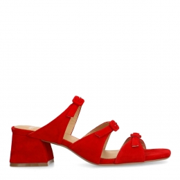 Rodesudesandalenmethakengespjes