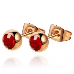 CillaJewelsoorstekersRoseEdelstaalRodesteen