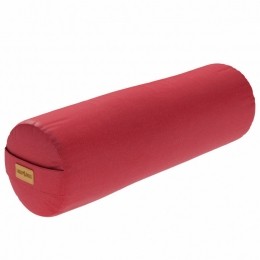 YogaBolster-Rood-65x20cm-Yogakussen-Rond-GorillaSports