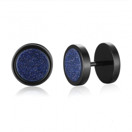 HerenoorbellenZwartMendesEdelstaalGravelBlauw