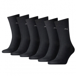 PumaHerensokkenZwartClassic6-pack-47-49