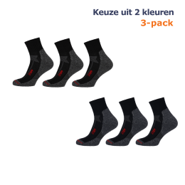 STAPPWandelsokkenTechnoBostonAllSeasonQuarter3-packZwart-4346