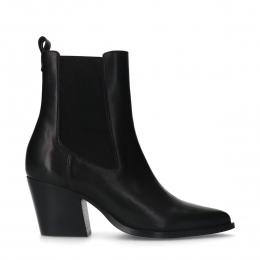 Zwartelerencowboylaarzen