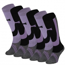 XtremeSkisokkenUnisex6-packMultiPurple-3942
