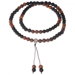 KralenkettingMannenMatteAgaatLavasteen