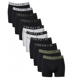 Vinnie-GBoxershortsVoordeelpakket10-packBlackForestGreenGrey-M