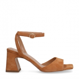 Beigesudesandalenmethak