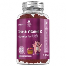 IJzerVitamineCGummies-120Gummies-VitamineKinderen-4maandenvoorraad