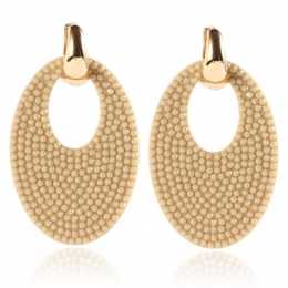 OvaledamesoorbellenCillaJewelsChampagneGoudkleurig